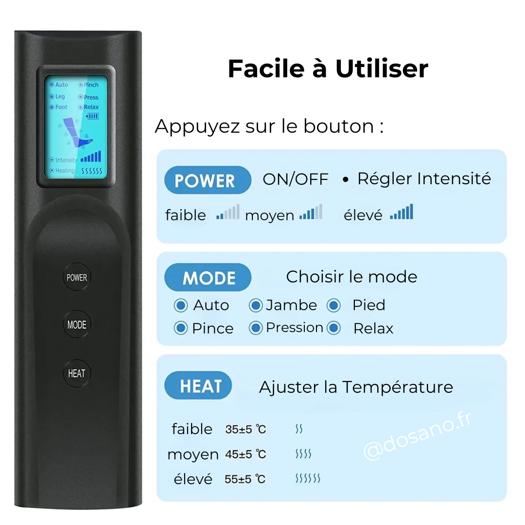 Bottes de Pressothérapie Chauffantes