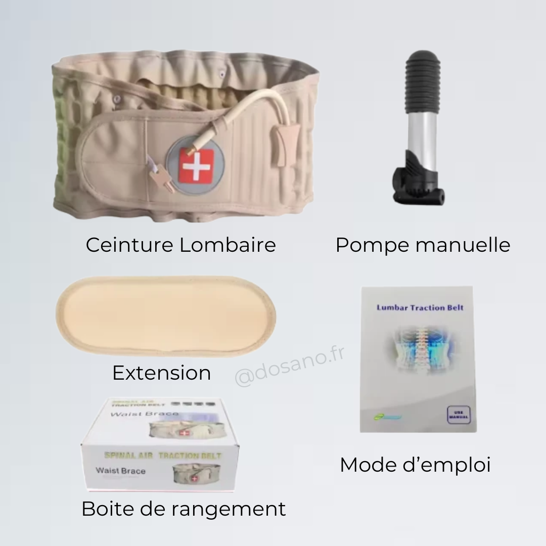 Ceinture Lombaires de Traction Gonflable