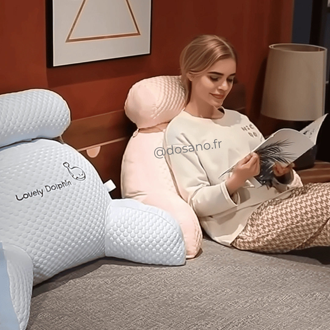 Coussin de Lecture Cocon Triangulaire