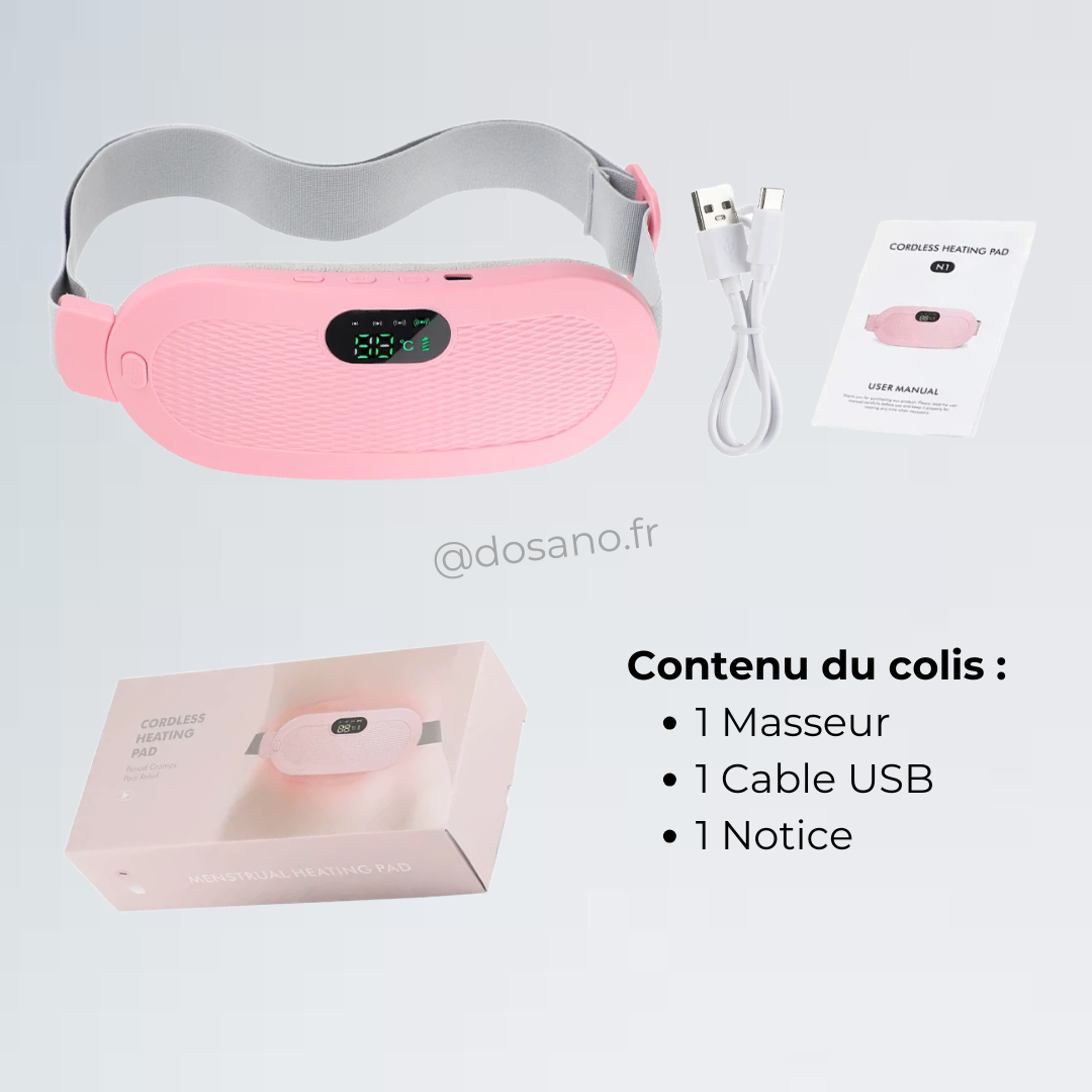 Masseur 4M pour Crampes Menstruelles